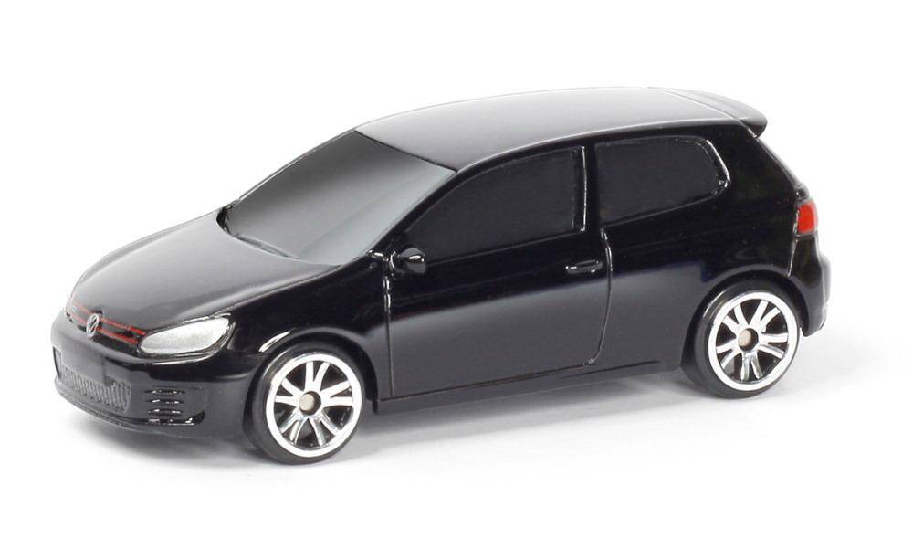 Машина металлическая RMZ City 1:64 Фольксваген Гольф GTI (черный) Uni Fortune 344021S-BL