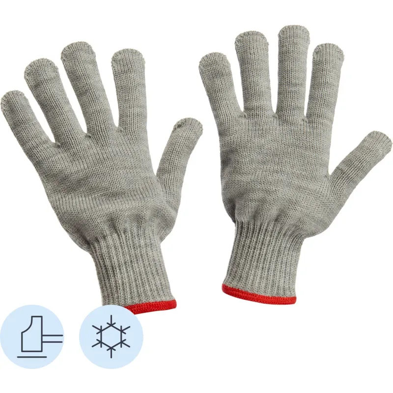Перчатки защитные КОМУС зимние акриловые без ПВХ цв.серый 2098946