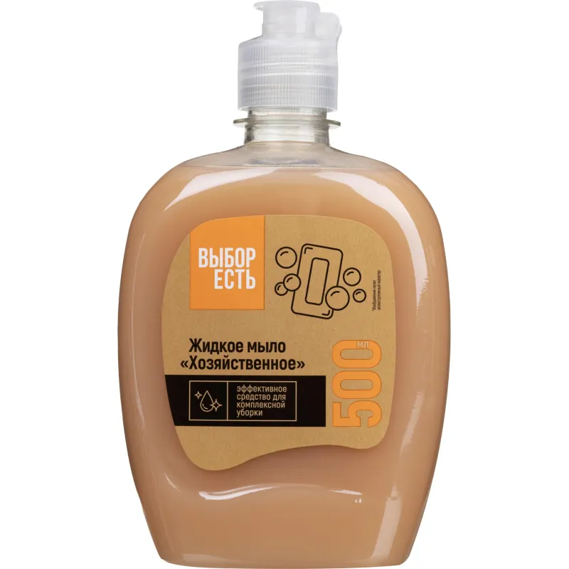 Мыло жидкое Выбор есть Хозяйственное флип-топ, 500 мл 1850040 1366130