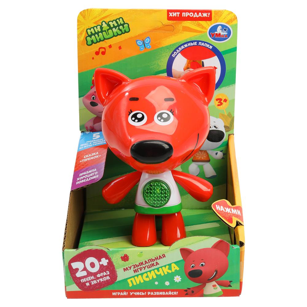 Фигурка "Лисичка" 20+ песен, фраз и звуков "Ми-ми-мишки" УМка HT852-R-WOD