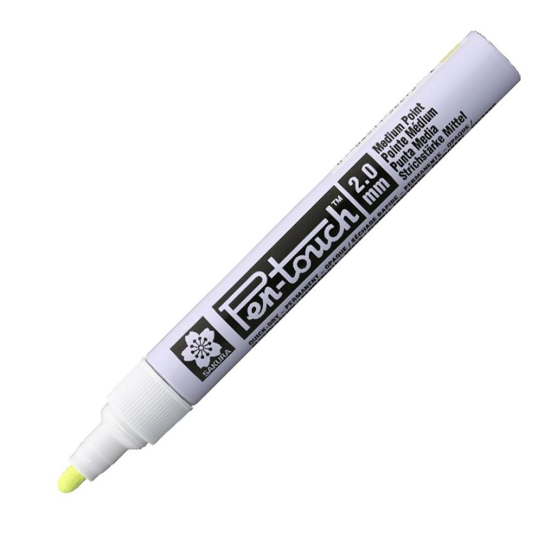 Маркер лаковый Sakura Pen-Touch 2 мм желтый XPFKA302 1568338