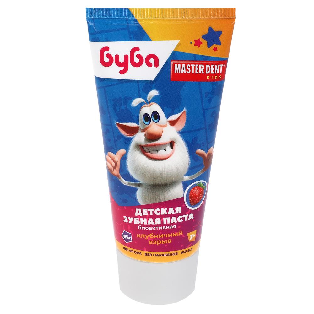 Детская зубная паста Буба клубничный взрыв, 65 гр. Master Dent 117328-BU