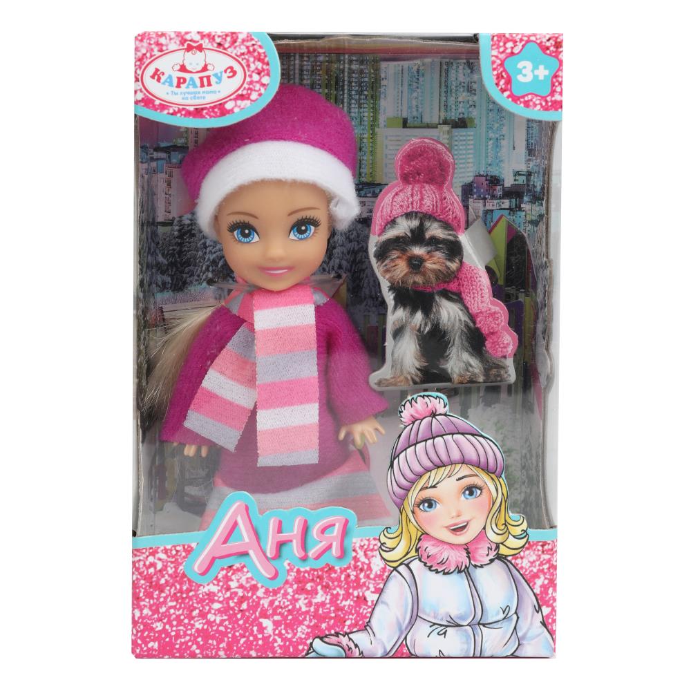 Кукла Анечка, 12 см. аксесс. в комплекте Карапуз ANNA-W5-BB (120)