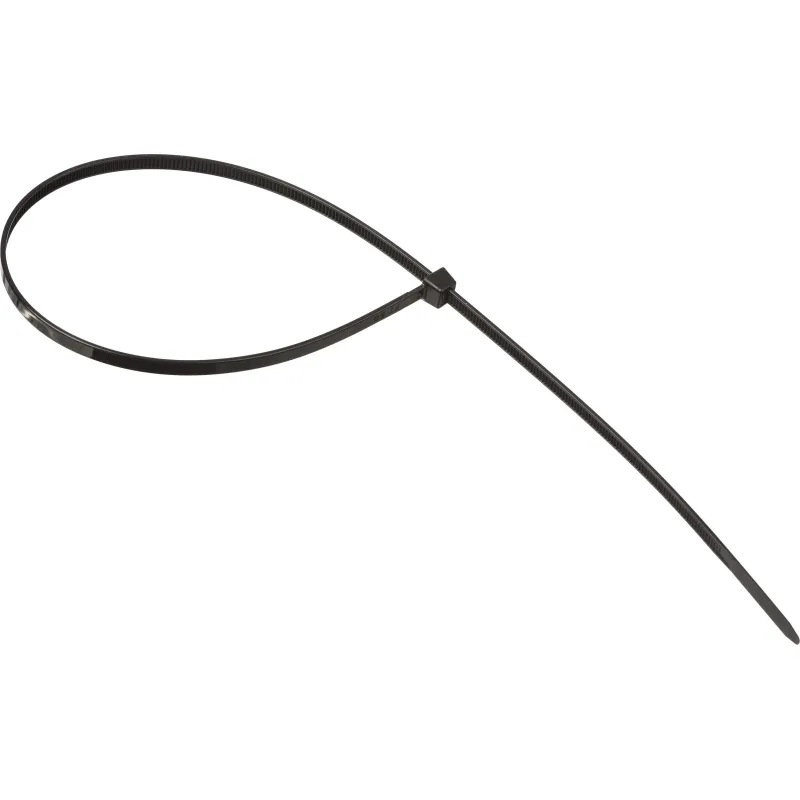Хомут стяжка нейлоновая TOPFORT 5х400 черный 100 шт/уп 2097647