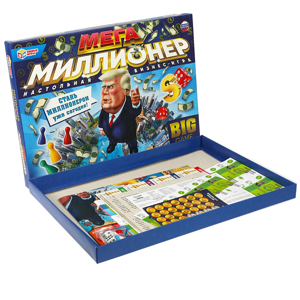 Игра Мега-миллионер. Мега-ходилка Умные игры 4680107994240 - купить в Москве