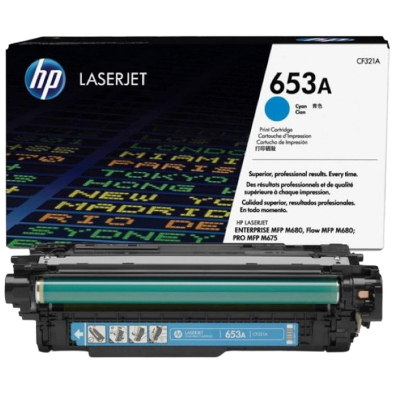 Картридж лазерный HP 653A CF321A гол. для HP LJ M680 475907