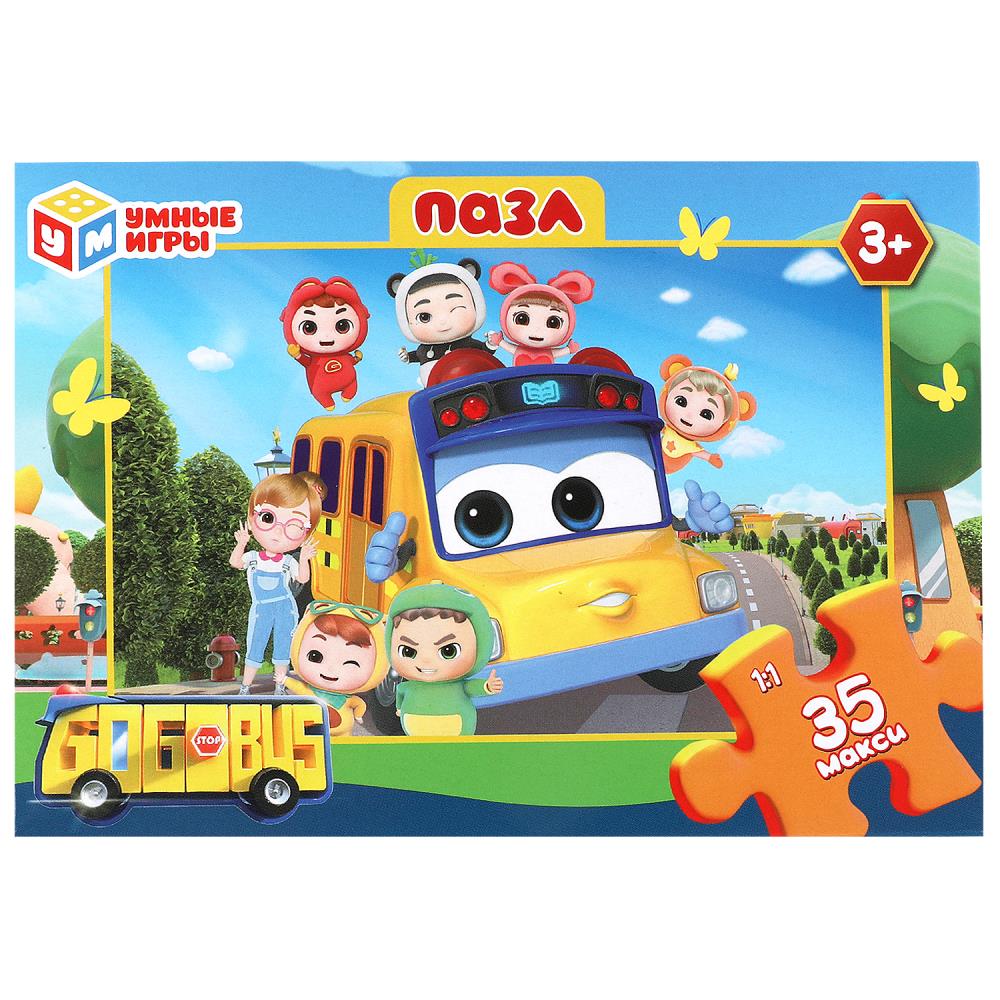 Пазл Gogo Bus, 35 деталей макси. Умные игры 4660254467231