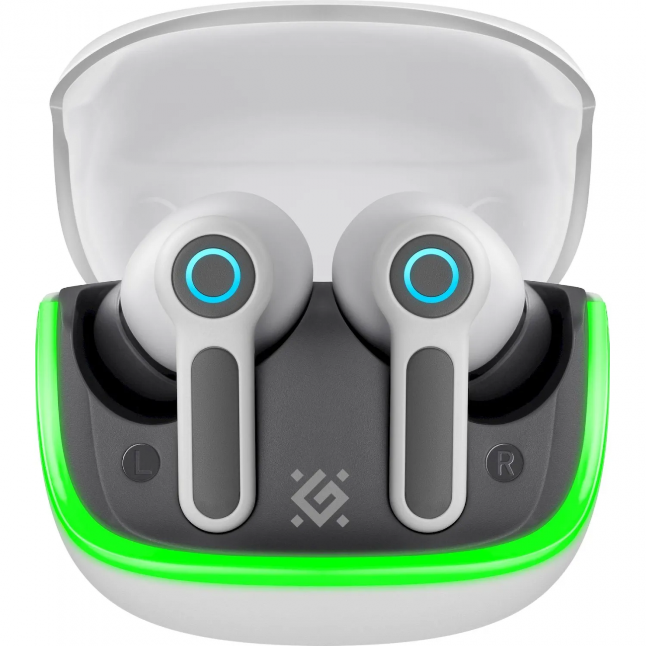 Наушники Defender CyberDots 290 белый, игровые TWS, Bluetooth 2357305 63290