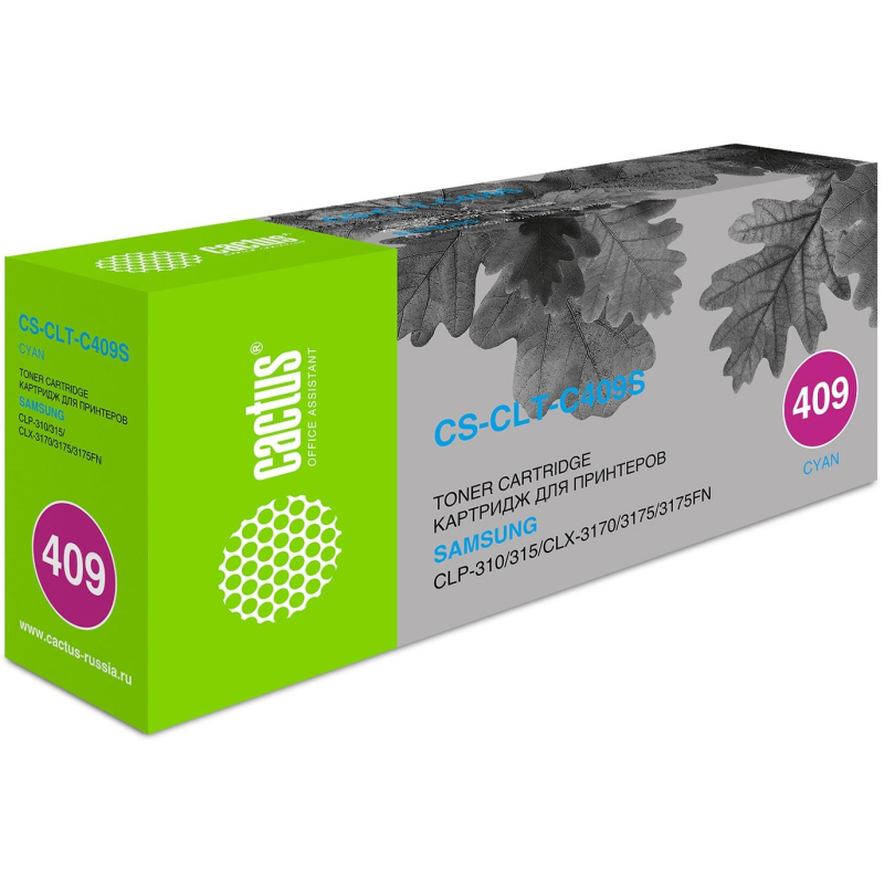Картридж лазерный Cactus CLT-C409S гол. для Samsung CLP-310/315/CLX-3170 1665241