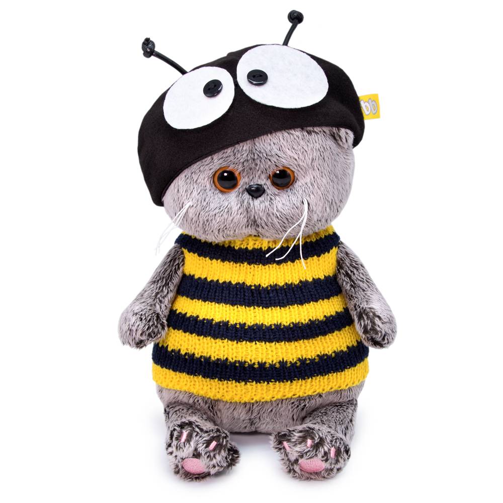 Мягкая игрушка Басик BABY в костюме пчелка 20 см Budi Basa BB-067