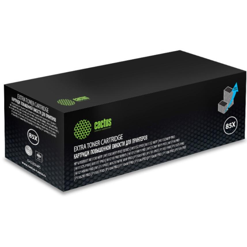 Картридж лазерный Cactus CE285X чер. ув. ем. для HP LJ M1130/1132/P1102 1764897