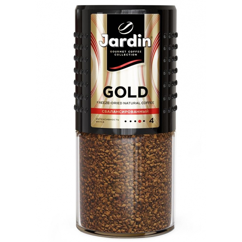Кофе Jardin Gold растворимый,сублимированный,стекло, 190г 1456189