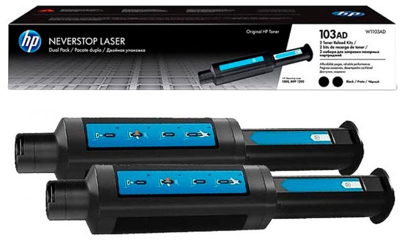 Тонер-картридж HP 103AD W1103AD чер. для HP Neverstop Laser 1000/1200 1041320
