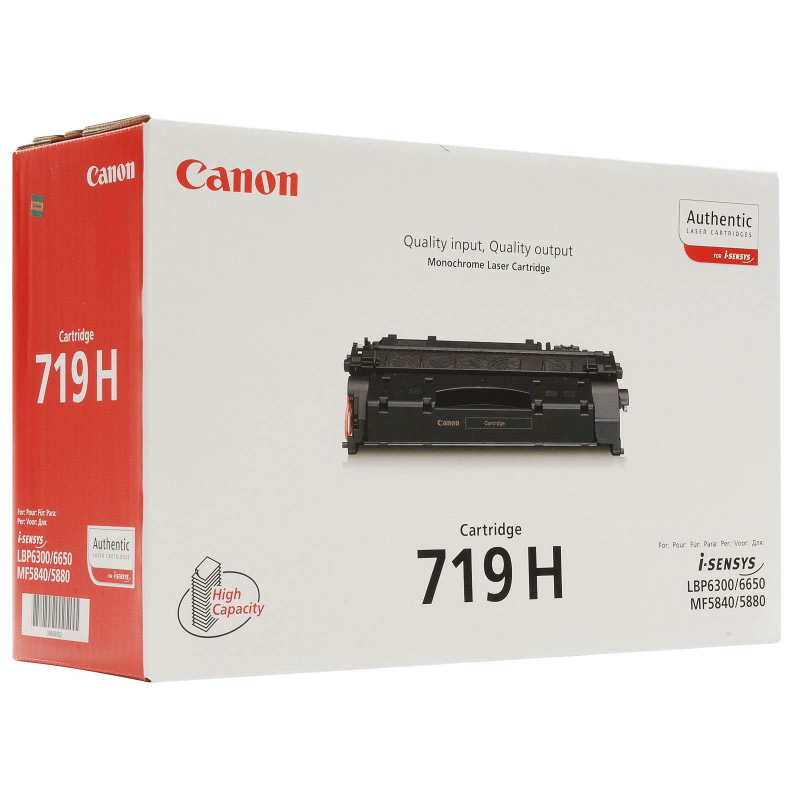 Картридж лазерный Canon Cartridge 719H (3480B002) чер.пов.емк. для LBP 6300 191315