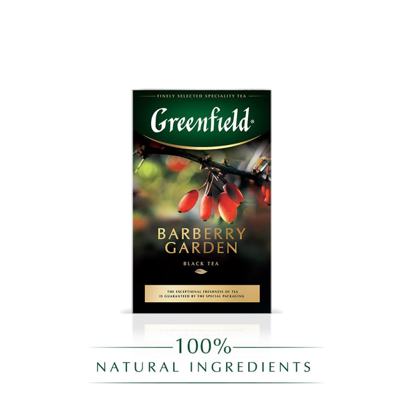 Чай Greenfield Barberry Garden черный с ароматом барбариса, 100г 0713-14 1383356