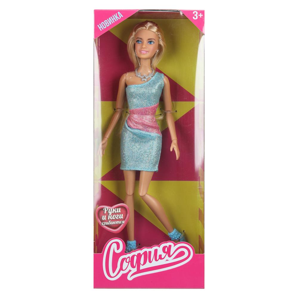 Кукла 29 см. София-модель, руки и ноги сгибаются Карапуз 66001-LK1-BB-WOD