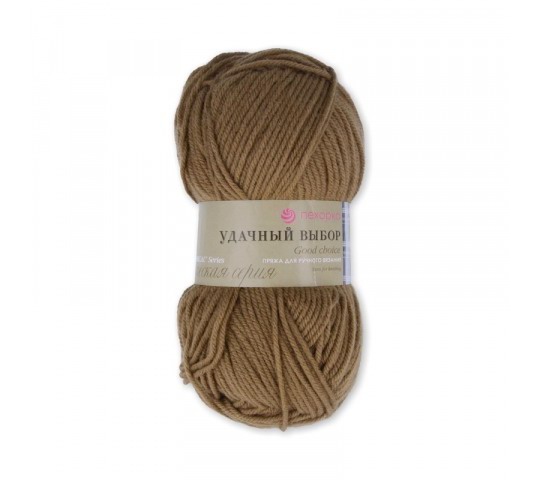 Пряжа ПЕХОРКА Носочная 200м/100г цвет 412-Верблюжий 2122054120