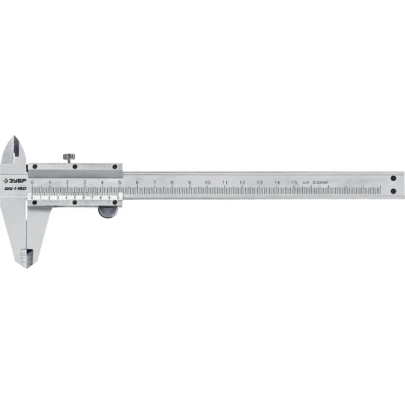 Штангенциркуль стальной ЗУБР ШЦ-1-150, 150 мм, Профессионал (34514-150) 2092796