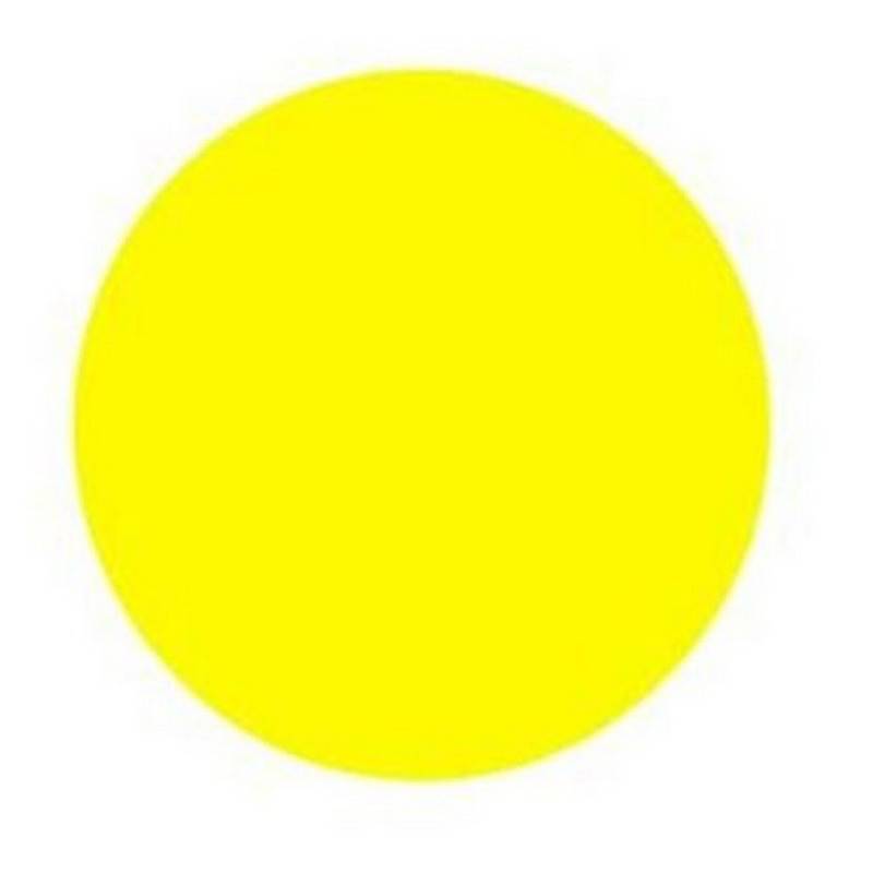 Знак безопасности Жёлтый круг на двери (плёнка, D150) уп.10шт ГАСЗНАК 331966