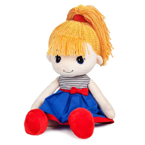 Мягкая кукла "Стильняшка Блондинка" 40 см, мягкая игрушка Maxitoys MT-HH-R9038E4