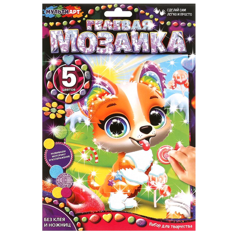 Гелевая мозаика 17х23 см. милый щенок MultiArt GEL-112339