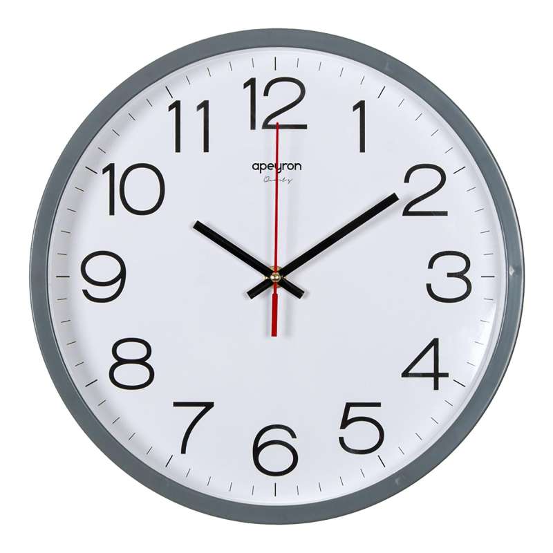 Часы настенные, круглые, цвет корпуса серый PL213032 Apeyron 1585127