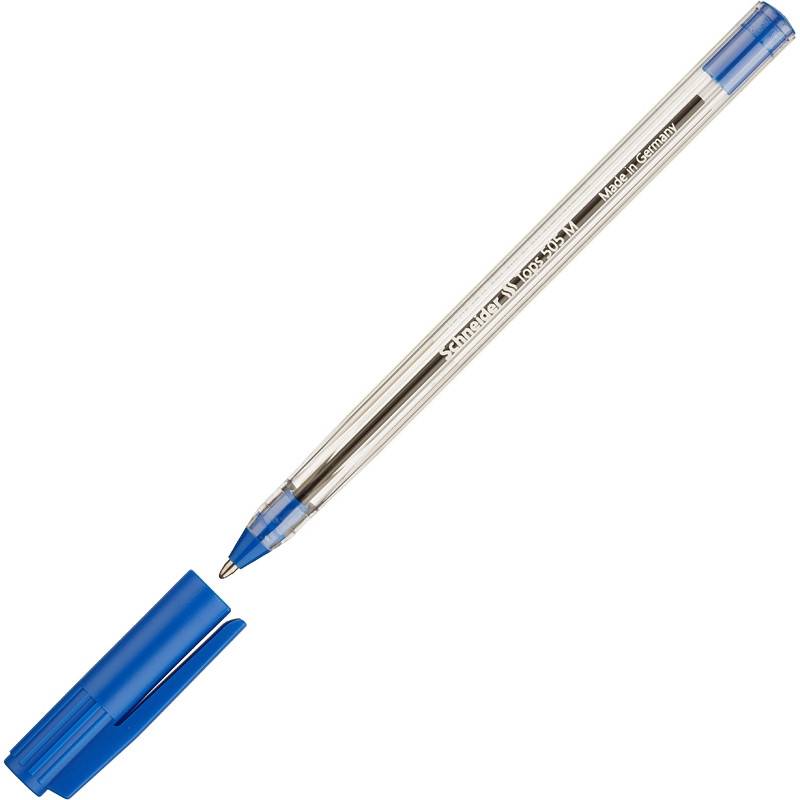 Ручка шариковая одноразовая Schneider Tops 505 синяя (толщина линии 0.5 мм) 216282