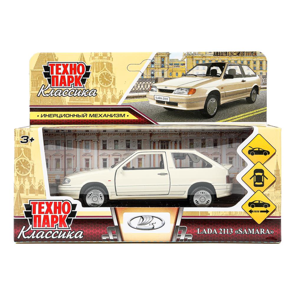 Машина металлическая "Ваз-2113", 12 см.бежевый Технопарк 2113-12-BG