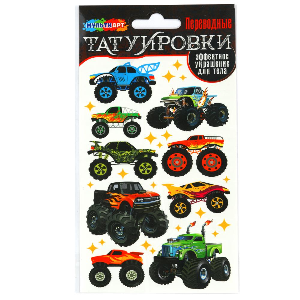 Тату "Бигфуты" 1 лист MultiArt TATTOO-122111