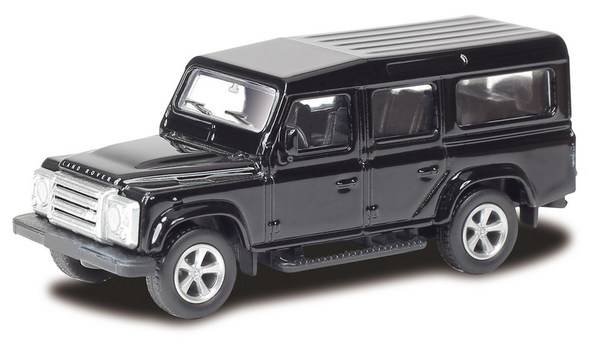 1:64 Машина металлическая RMZ City Land Rover Defender, цвет чёрный Uni-Fortune 344010-BLK
