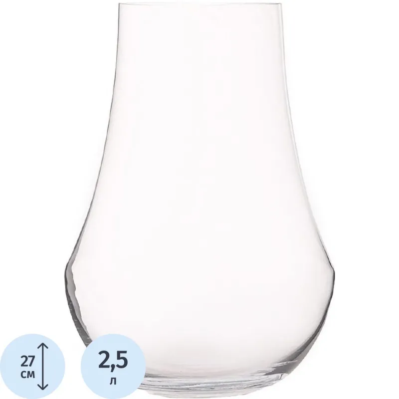 Ваза AMBIENTE из хрустального стекла 27 см REPAST@RONA (1 шт) 63184 2075889