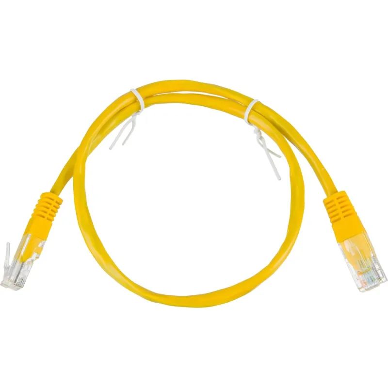 Патч-корд BigTech OPCC019 UTP CCA кат.5e/0.5м/литой/многожильн (желтый) 1883297