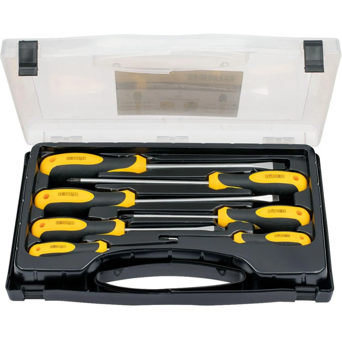 Набор отверток БИБЕР 85561 ЭКСПЕРТ 7шт в кейсе 2278785 тов-104366