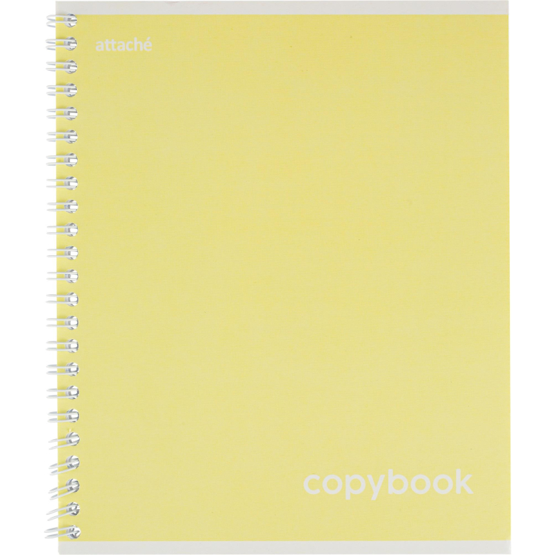 Тетрадь Attache Акварель гребень картон А5 80л желтый 1609792