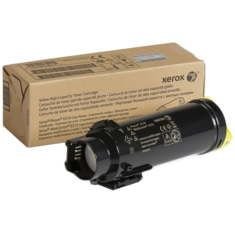 Тонер-картридж Xerox 106R03483 жел. для Phaser 6510 / WC 6515 989850