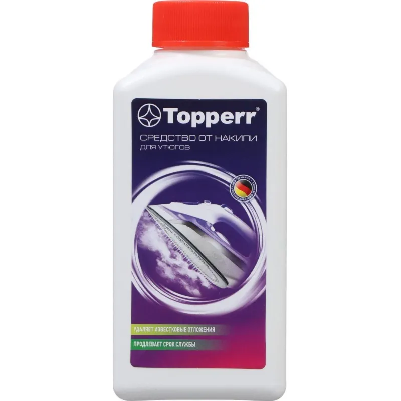 Средство для удаления накипи Topperr, для утюгов, 250 мл (3003) 2143974