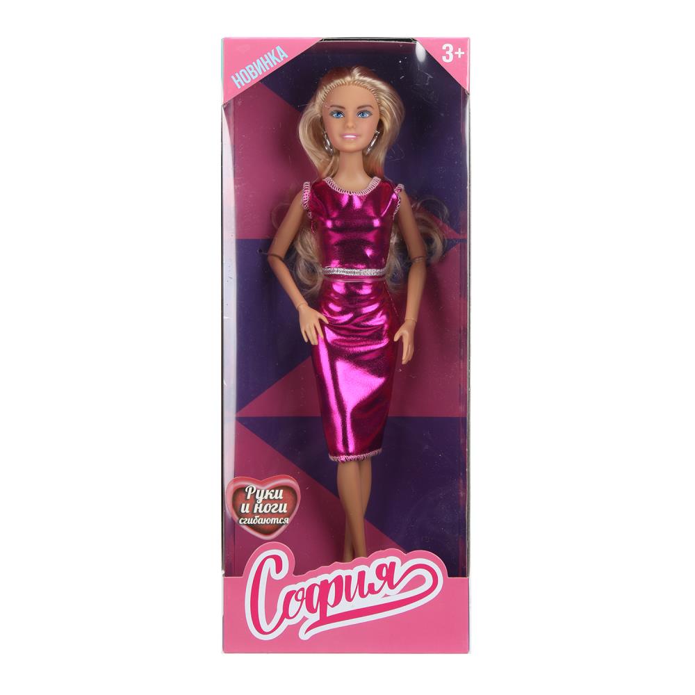 Кукла 29 см. София, руки и ноги сгибаются Карапуз 66001-LK2-BB-WOD