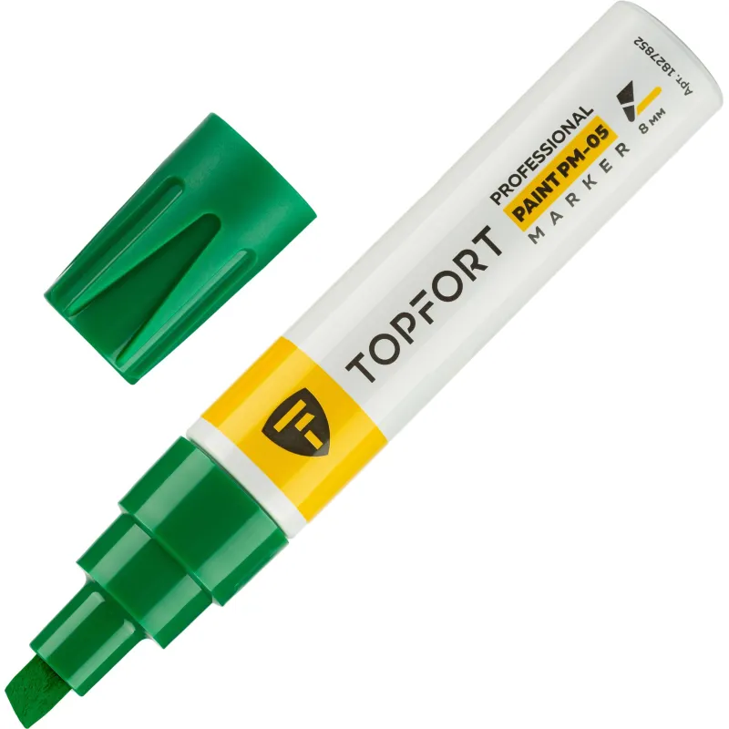 Маркер лаковый TOPFORT Paint 8 мм зеленый 1827852 ZP2502