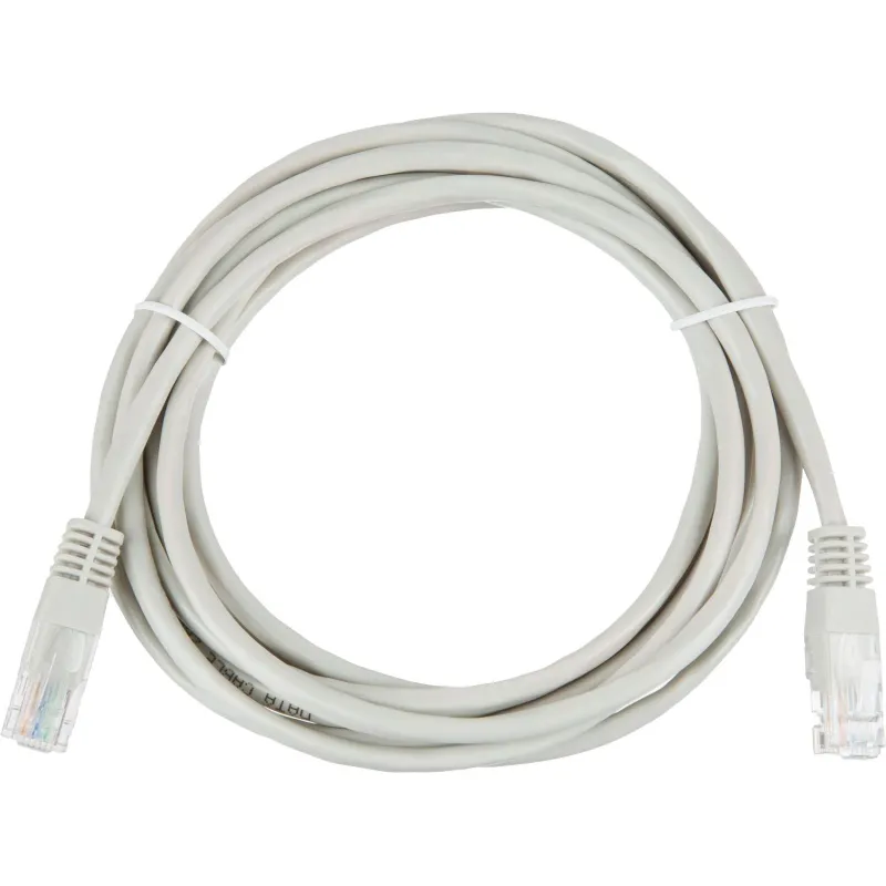 Патч-корд BigTech OPCC004 UTP CCA кат.5e/3м/литой/многожильный (серый) 1883282