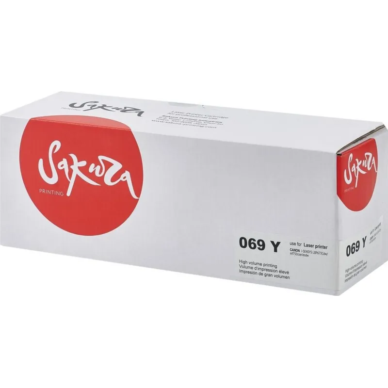 Картридж лазерный Sakura 069Y жел. для Canon LBP673Cdw/MF752Cdw/MF754Cdw 2014979 SA069Y
