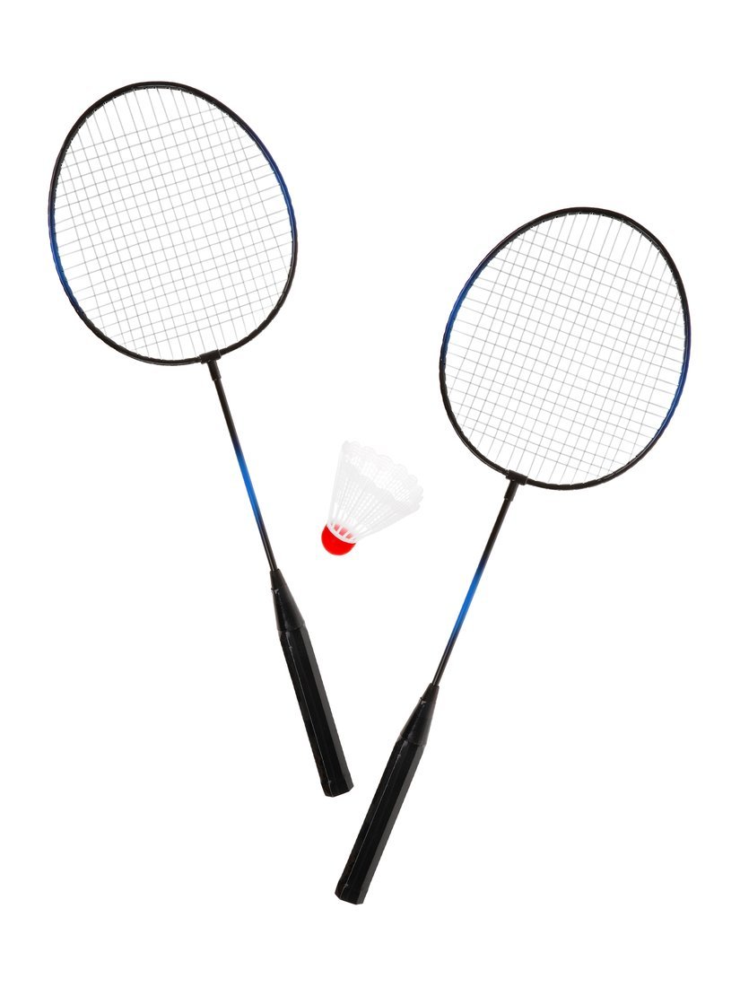 Ракетки для бадминтона 2 шт. синие, волан 1 шт. Наша Игрушка 1802H5