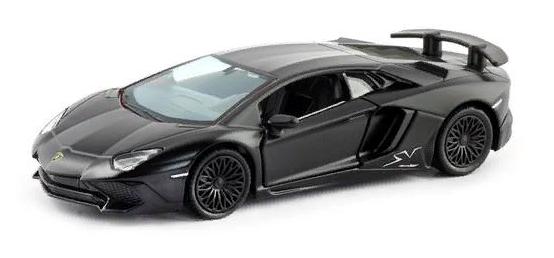 1:32 Машина металлическая RMZ City Lamborghini Aventador LP 750-4 Superveloce (цвет черный матовый) Uni-Fortune 554990M