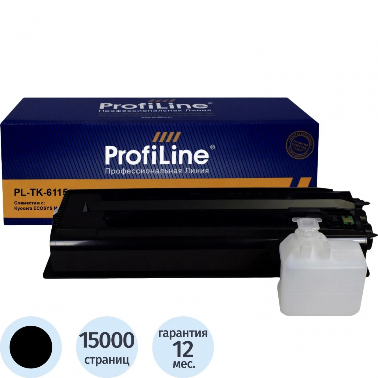 Тонер-картридж Profiline TK-6115 чер. д/Kyocera M4125idn/M4132idn 2392679 PL_TK-6115_WC