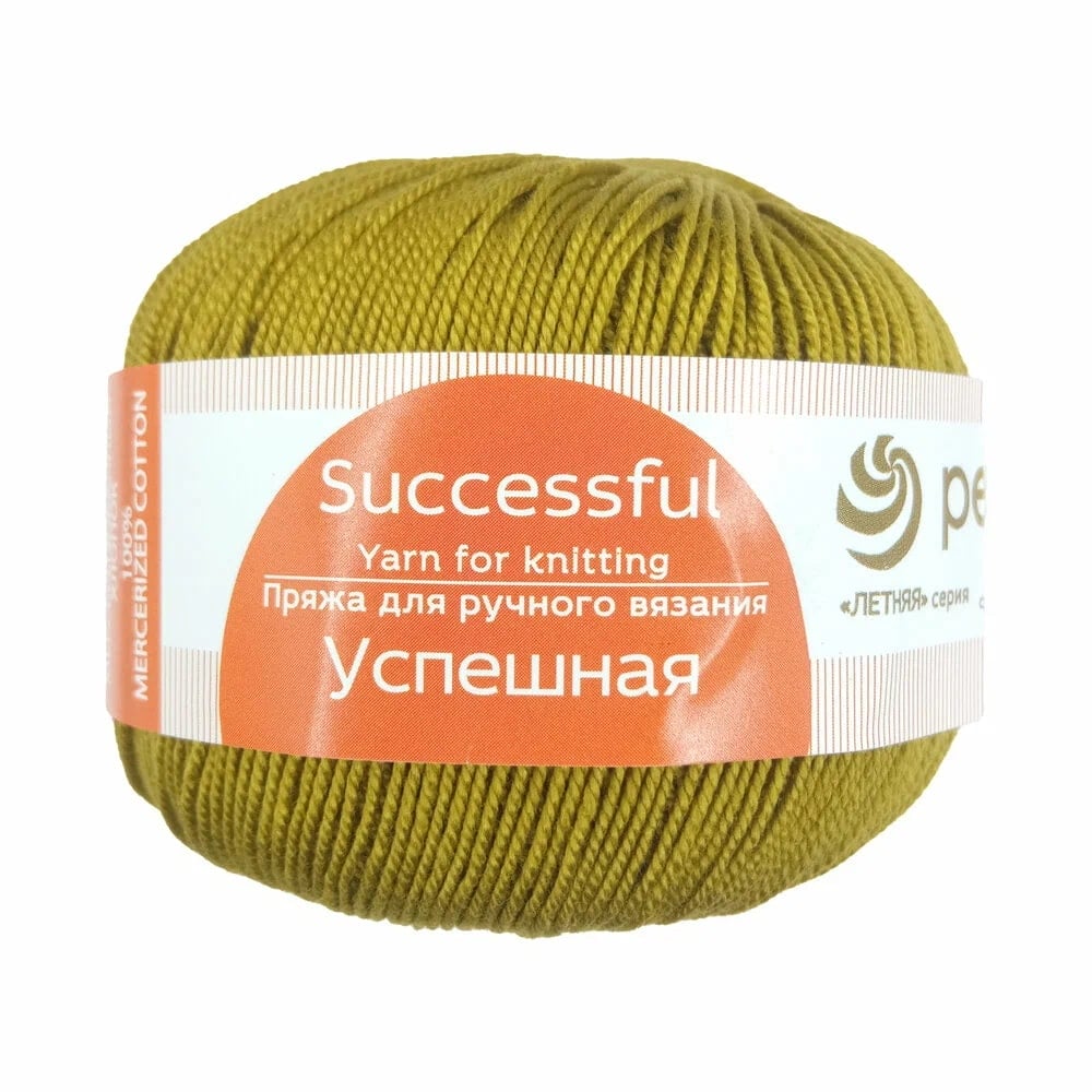 Пряжа ПЕХОРКА Успешная 220м/50г цвет 32-Табак 2123470320