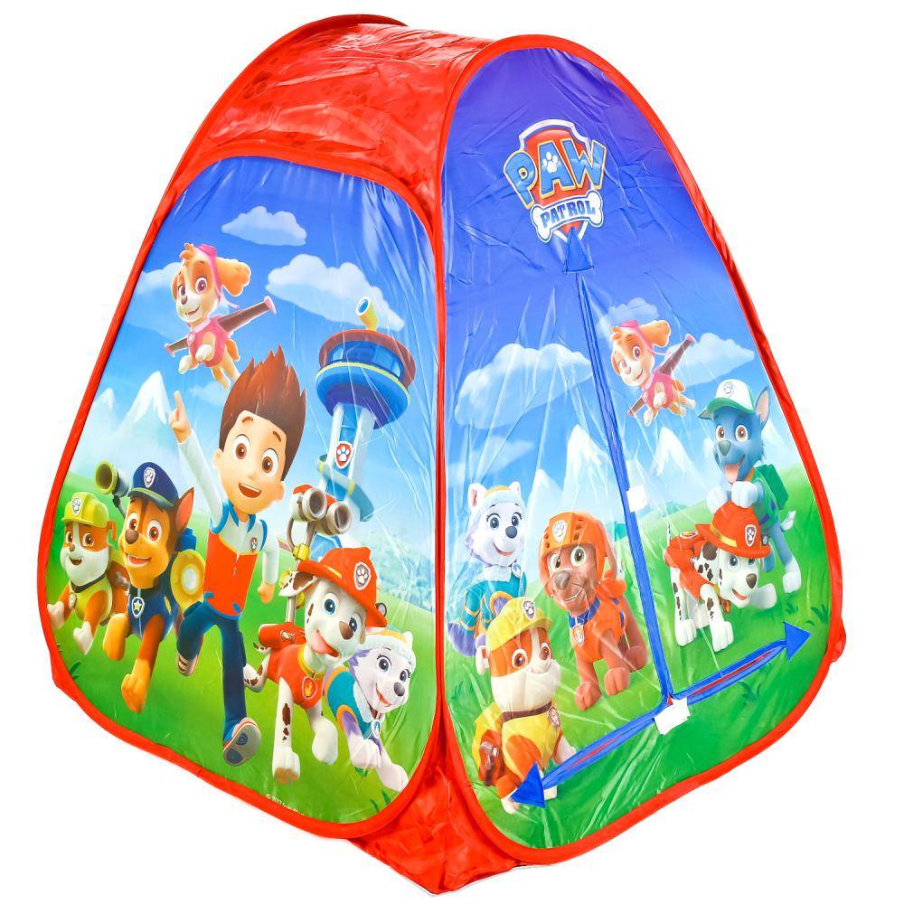 Детская игровая палатка "Щенячий патруль" 81х91х81 см. Играем вместе GFA-PP01-R