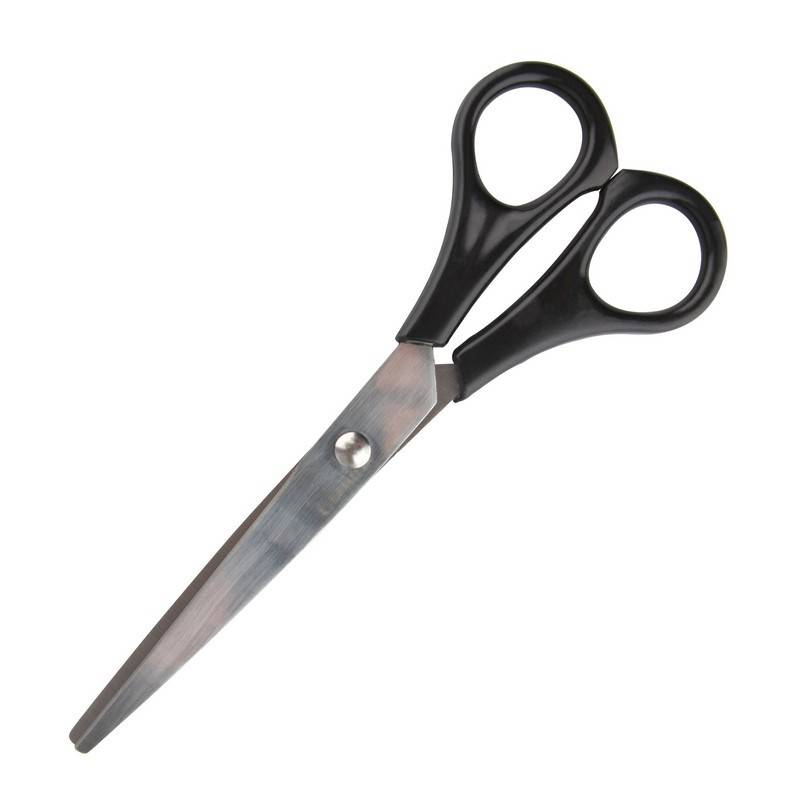 Ножницы Attache Economy 160 мм с пластиковыми симметричными ручками черного цвета 1039679
