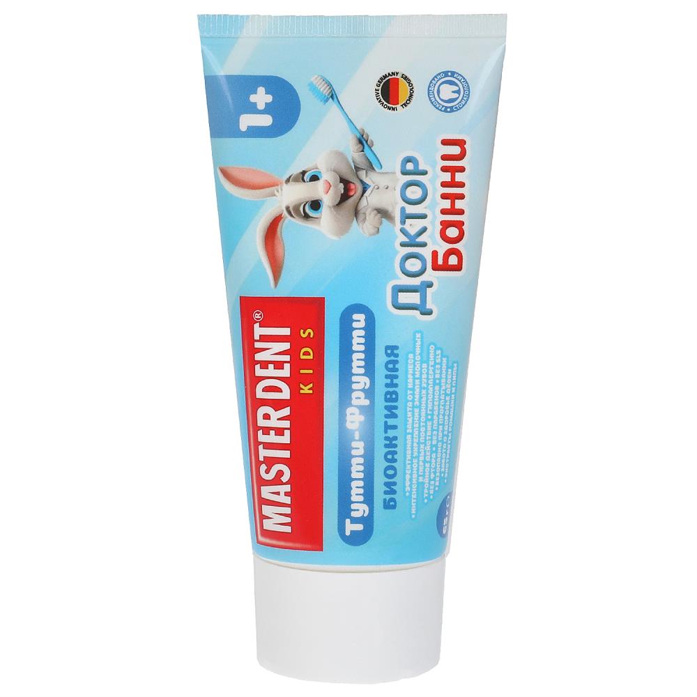 Детская зубная паста Доктор банни тутти-фрутти 65 гр. Master Dent 120216-DY