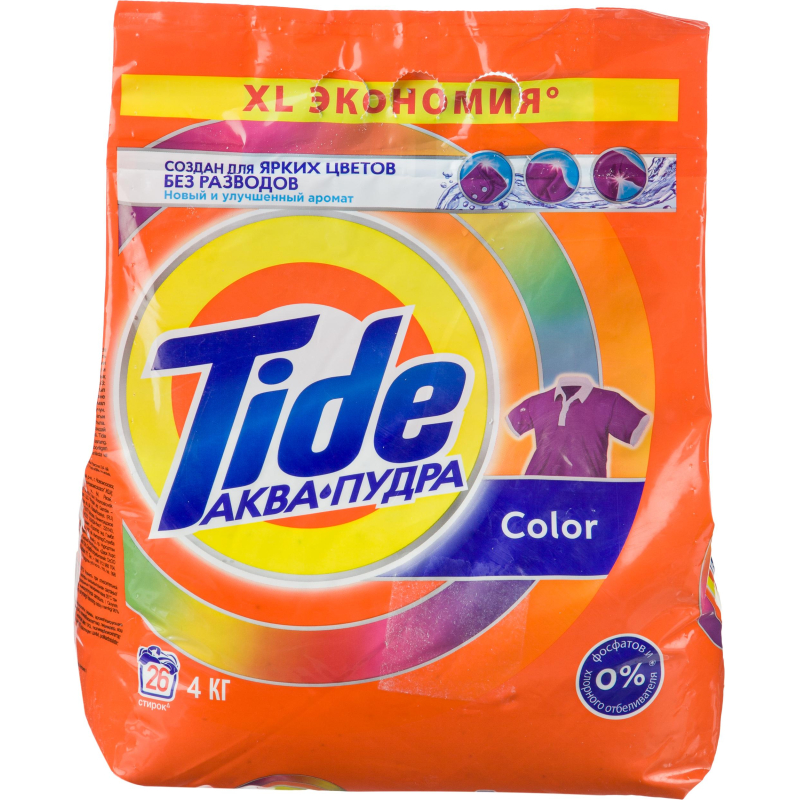 Порошок стиральный Tide автомат Color, 4кг 1745469
