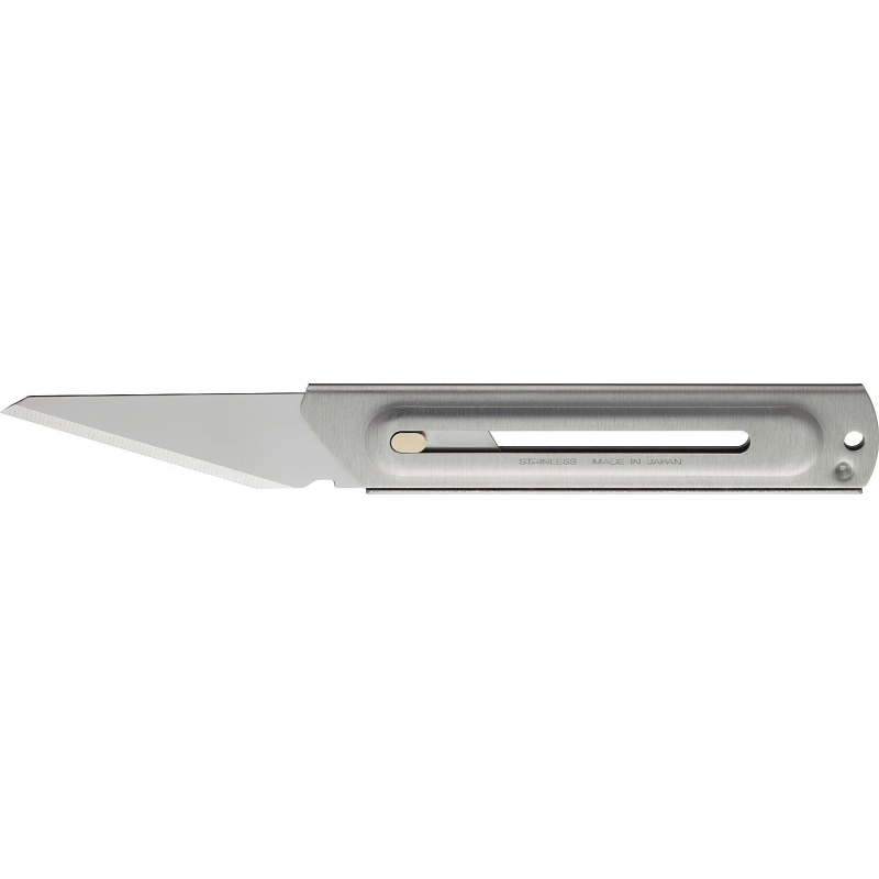 Нож OLFA 20 мм хозяйственный с выдвижным лезвием, из нерж. стали (OL-CK-2) 1712495