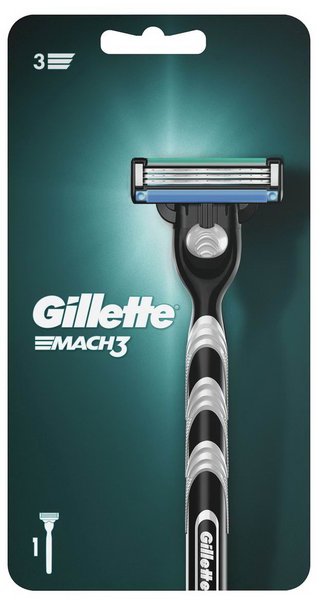 Бритвенный станок Gillette Mach3 (1 сменная кассета) 3014260251147
